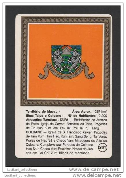 YEAR 1990/1991 POKET CALENDAR MACAU MACAO HERALDIC COAT OF ARMS CHINA CHINE - Small : 1991-00