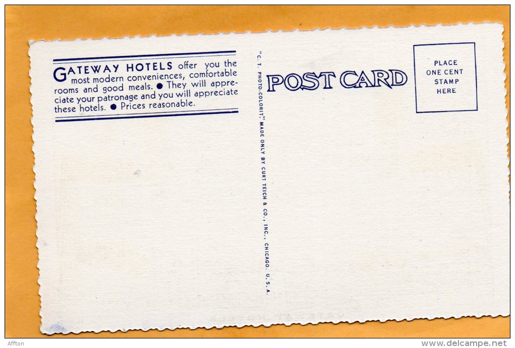 Gateway Hotels Van Horn Marfa TX OLd Postcard - Other & Unclassified