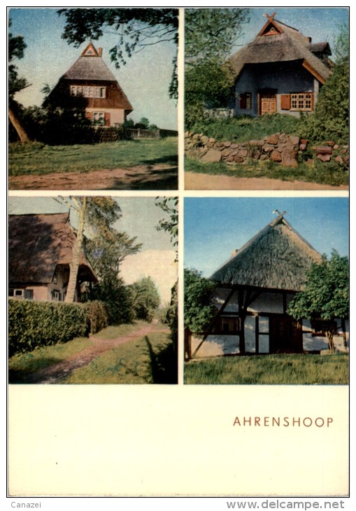 AK Ahrenshoop, Rohrdach-Katen, Ung, 1965 - Fischland/Darss