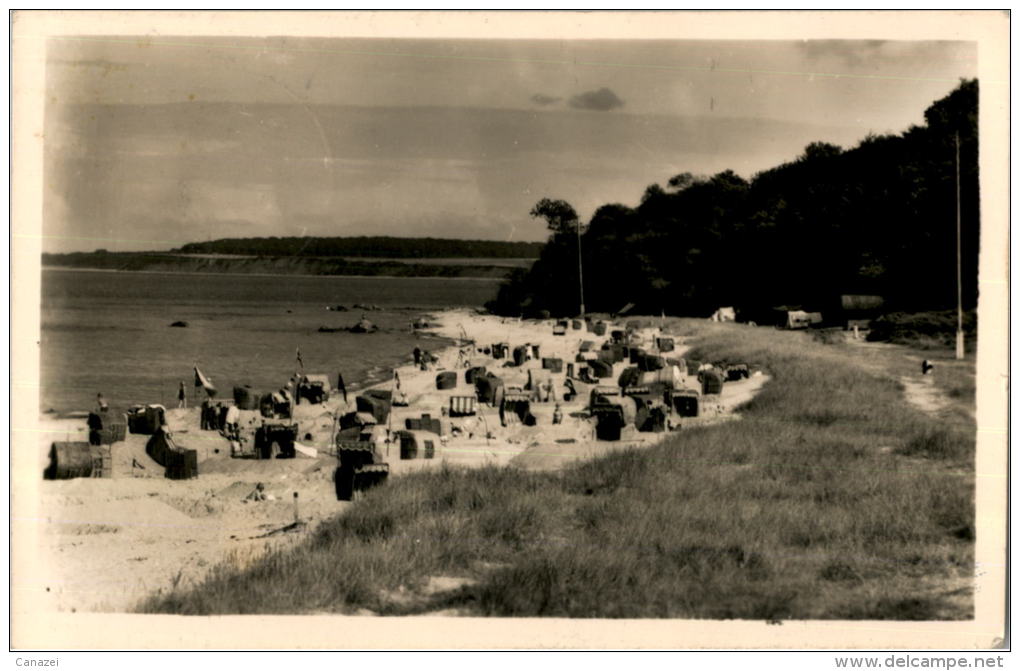 AK Hohwacht, Strandleben, Gel 1952 - Ploen