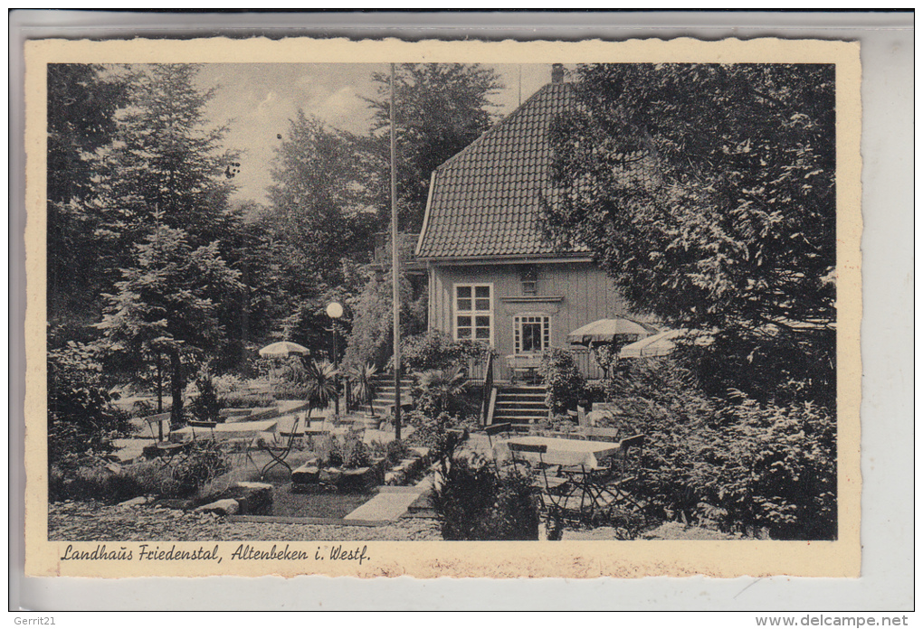 4791 ALTENBEKEN, Landhaus Friedenstal, 193... - Altenbeken