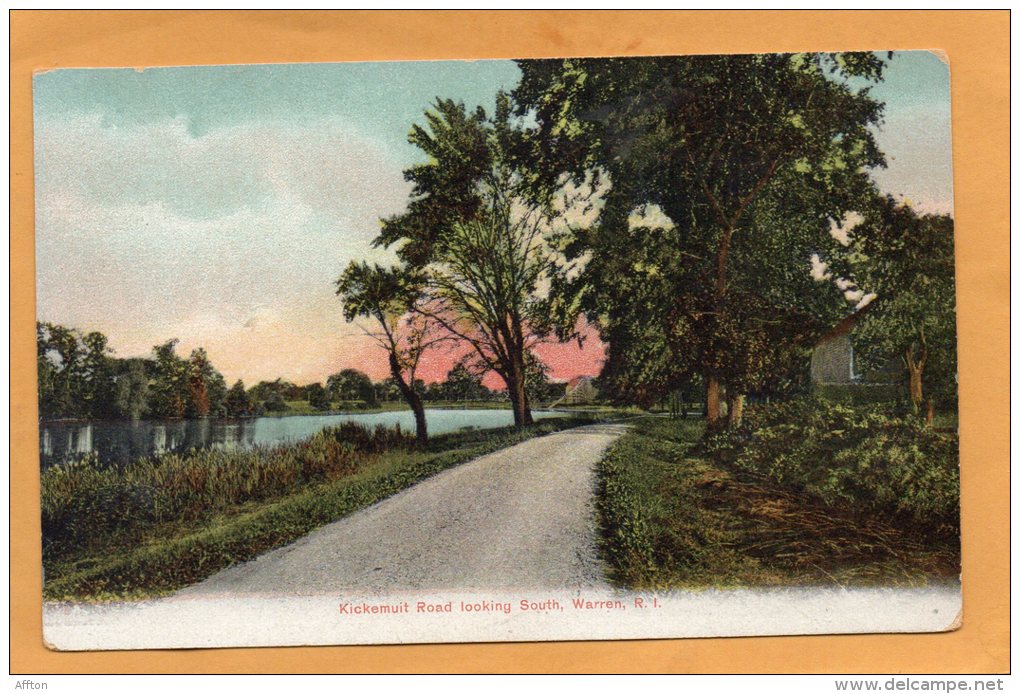 Warren RI 1905 Postcard - Andere & Zonder Classificatie