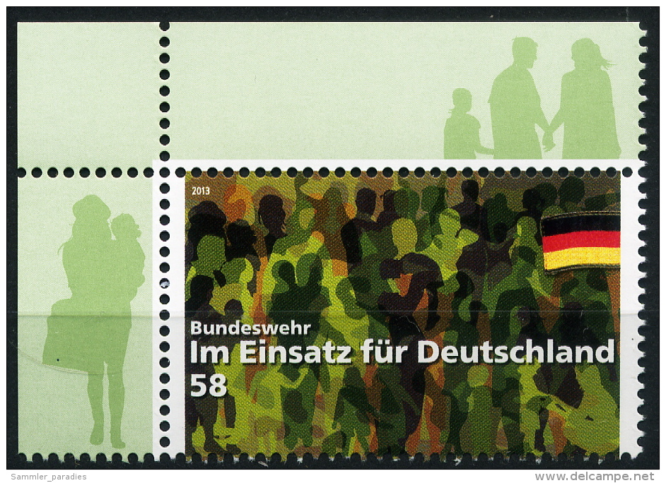 BRD - Michel 3015 - ** Postfrisch Eckrand Oben Links - 58C Bundeswehr - Ungebraucht