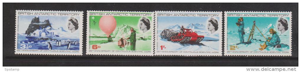 British Antarctic Territory 1969 Science Set 4 MNH - Altri & Non Classificati