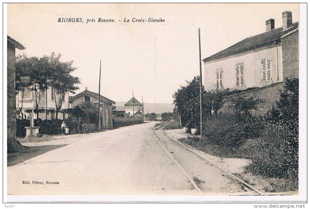 42 - RIORGES -la Croix Blanche - Riorges