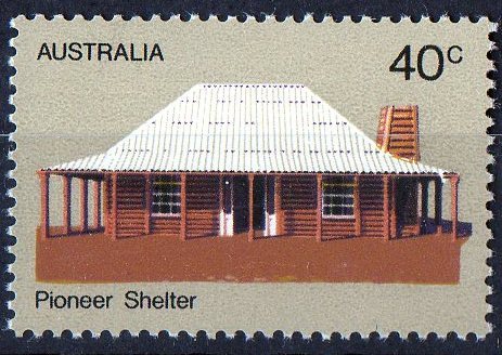 Australia 1972 Pioneer Life  40c Shelter MNH - Ungebraucht