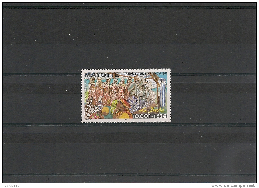 MAYOTTE Poste Aérienne Année 1999 N° Y/T :4 ** - Luftpost