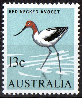 Australia 1966 13c Red-Necked Avocet MNH - Neufs