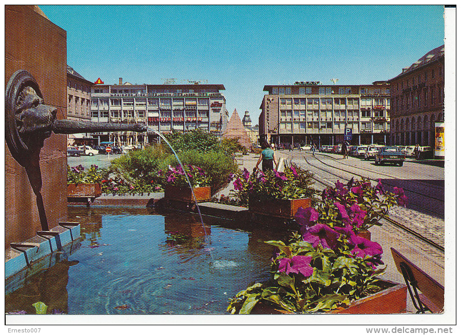 PK-CP Deutschland, Karlsruhe Marktplatz, Gebraucht, Siehe Bilder!*) - Karlsruhe