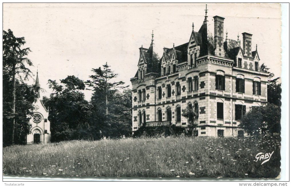 CPSM 49 CHALONNES SUR LOIRE CHATEAU LE GRAND MONTAIGU 1955 - Chalonnes Sur Loire