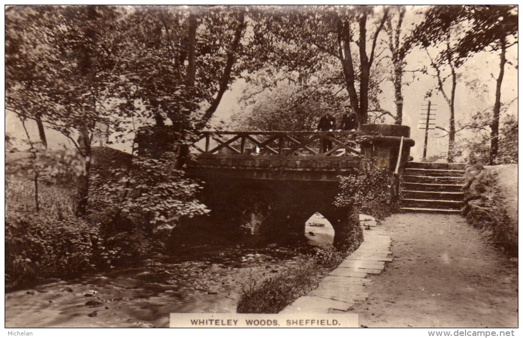 CPA  Photo ?  ANGLETERRE---WHITELEY WOODS SCHEFFIELD---petite Animation---1921 - Sheffield