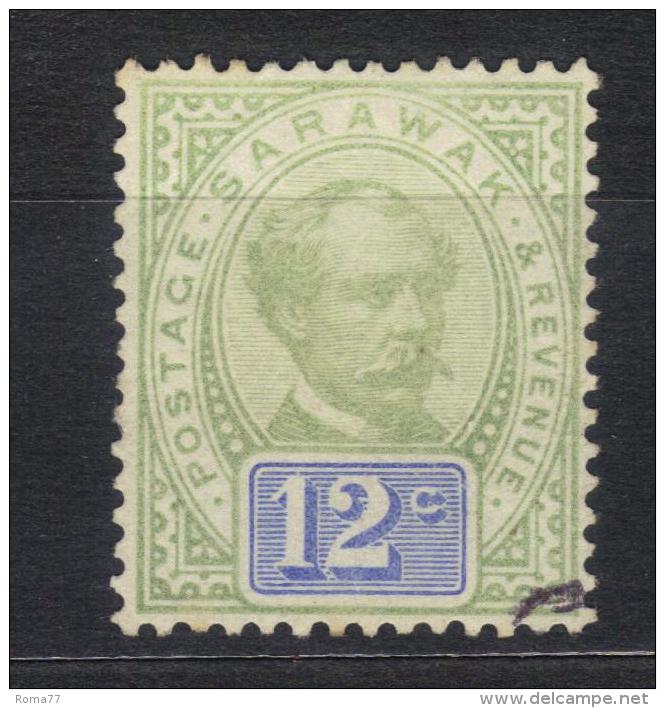 SS1504 - SARAWAK 1889 , Yvert 12 Cent N. 17 Used - Sarawak (...-1963)