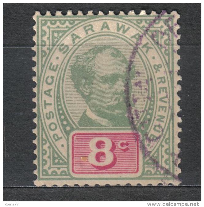 SS1505 - SARAWAK 1889 , Yvert 8 Cent N. 15 Used - Sarawak (...-1963)
