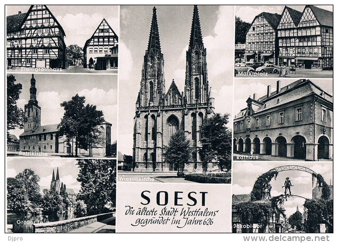 SOEST  Der Schiefe Turm - Soest