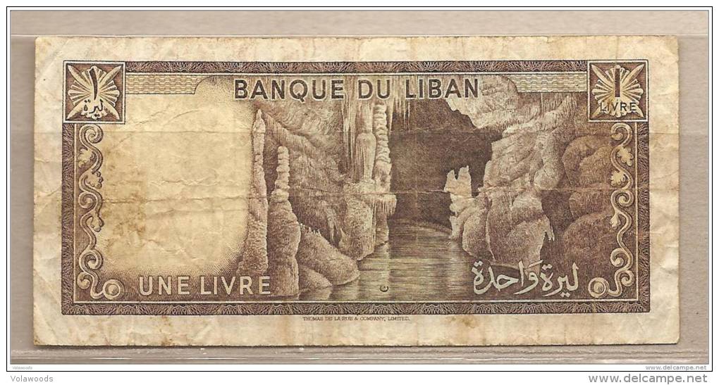 Libano - Banconota Circolata Da 1 Livres P-61c - 1980 #19 - Lebanon