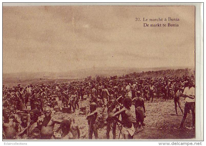 Congo Belge   Bunia  Le Marché        ( Voir Scan) - Belgisch-Congo