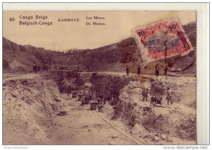 Congo Belge    Kambov    Les Mines          (voir Scan) - Belgisch-Kongo