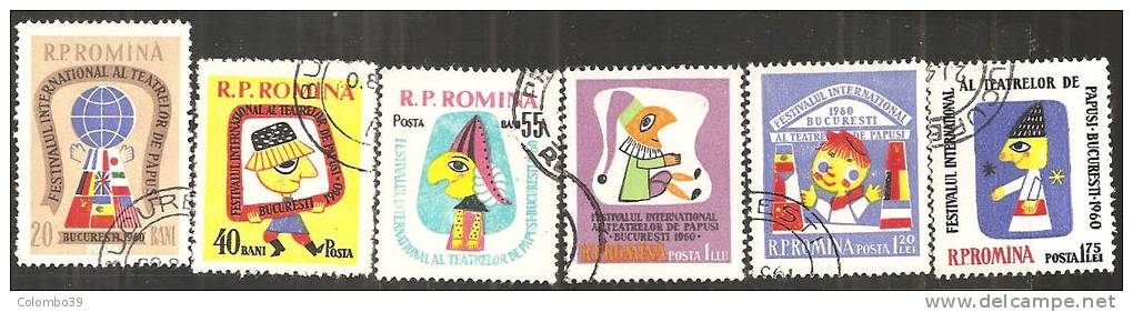 Romania 1960 Usato - Mi.1907/12  Yv.1733/38 - Gebraucht