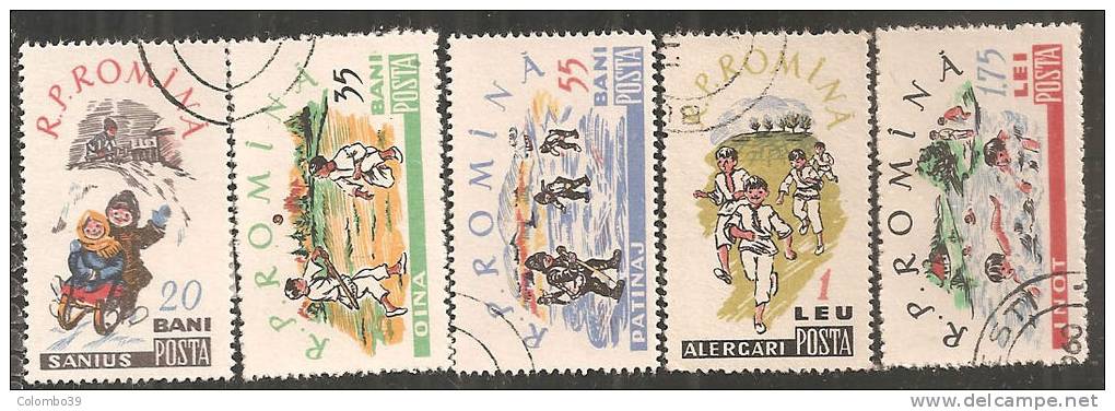 Romania 1960 Usato - Mi.1913/7  Yv.1755/9 - Gebraucht