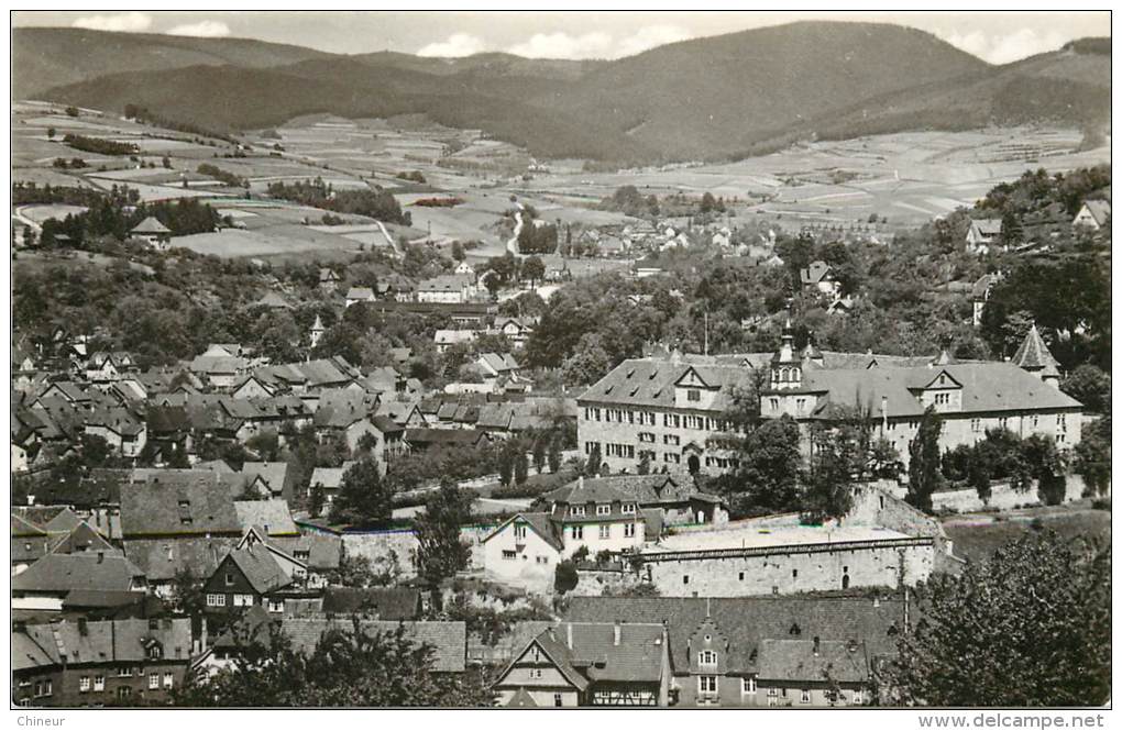 SCHMALKALDEN BLICK ZUM SCHLOB - Schmalkalden