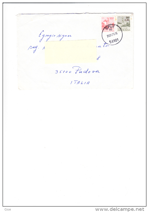 IUGOSLAVIA  1979 - Lettera Per L'Italia - Brieven En Documenten