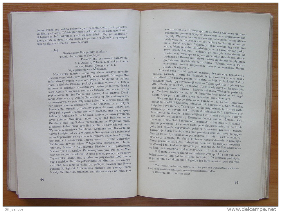 1938 Lithuania Lietuva /Kova Su Caro Valdžia (The Fight Against The Tsarist Government) - Alte Bücher