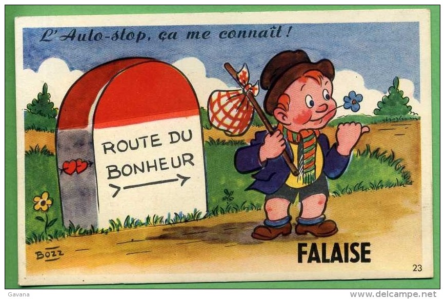 14 FALAISE - Route Du Bonheur - Carte à Systèmes - Met Mechanische Systemen