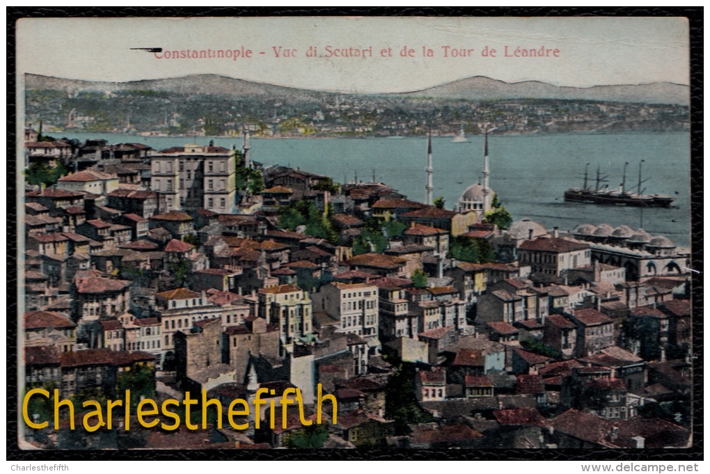 TURQUIE / CONSTANTINOPLE / VUE DI SCUTARI ET DE LA TOUR DE LEANDRE - Turquie