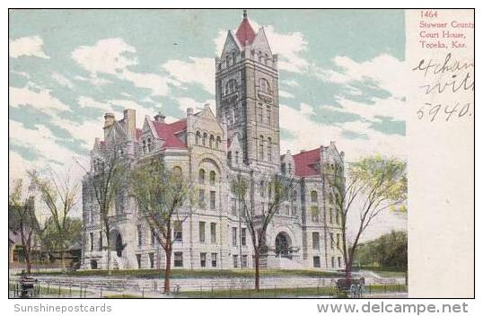 Kansas Topeka Stowner County Court House 1908 - Topeka