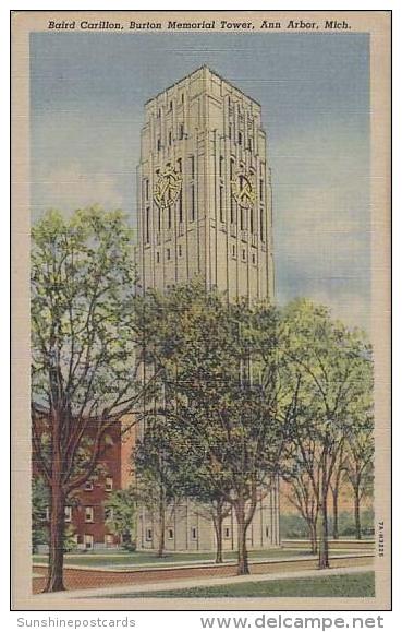 Michigan Ann Arbor Baird Carillon Burton Memorial Tower - Ann Arbor