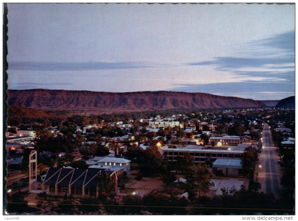 (309) Australia - NT - Alice Springs At Dusk - Alice Springs