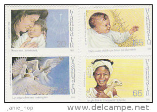 Vanuatu-1988 Christmas 493-496  MNH - Vanuatu (1980-...)