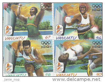 Vanuatu-2000 Sydney Olympic Games 766-771 MNH - Vanuatu (1980-...)