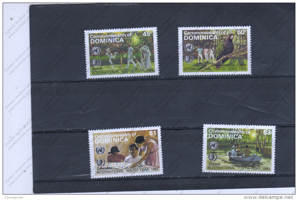 DOMINICA Nº 858 AL 861 - Dominica (1978-...)