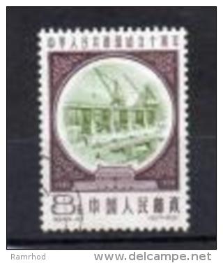 CHINA 1959 Dam Construction   8f.  - Green    FU - Usati