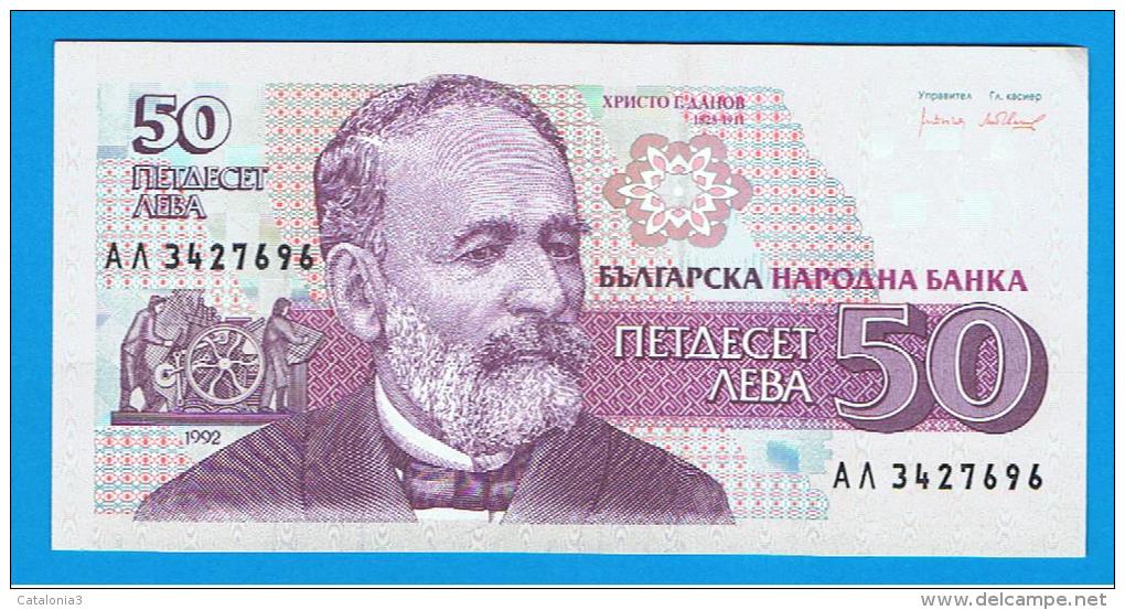 BULGARIA - 50 Leva 1992 SC  P-101 - Bulgaria