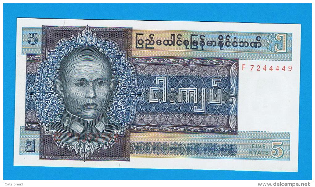 BURMA  = 5 Kyat ND SC   P-57 - Myanmar