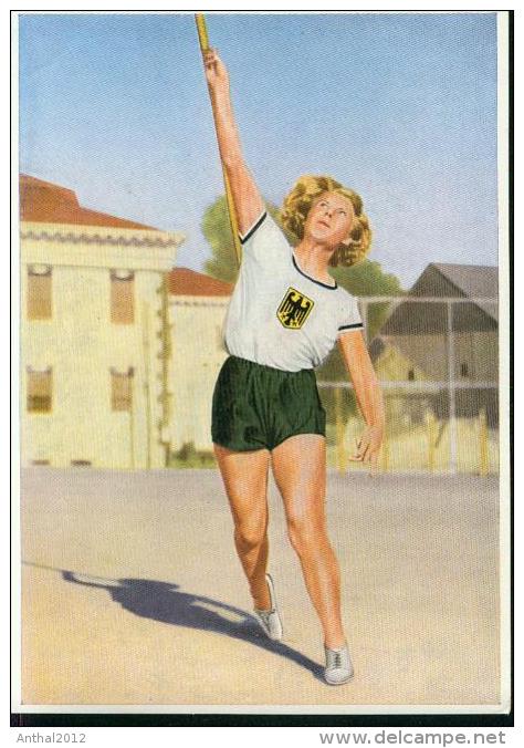 Olympia 1932 Los Angeles Werk 6 Nr. 70 Gruppe 22 Ellen Braunmiller Speerwerfen - Athletics