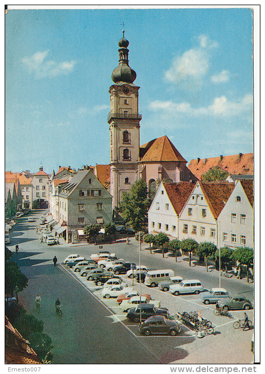 PK-CP Deutschland, Weiden Marktplatz Mit St. Michaeliskirche, Gebraucht, Siehe Bilder!*) - Weiden I. D. Oberpfalz