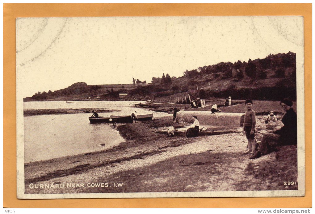 Gurnard Near Cowes Old Postcard - Cowes