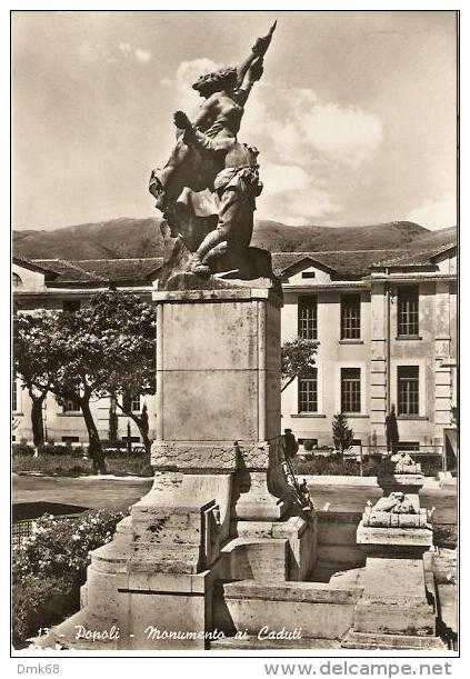 POPOLI ( L´AQUILA ) MONUMENTO AI CADUTI - 1960 - L'Aquila