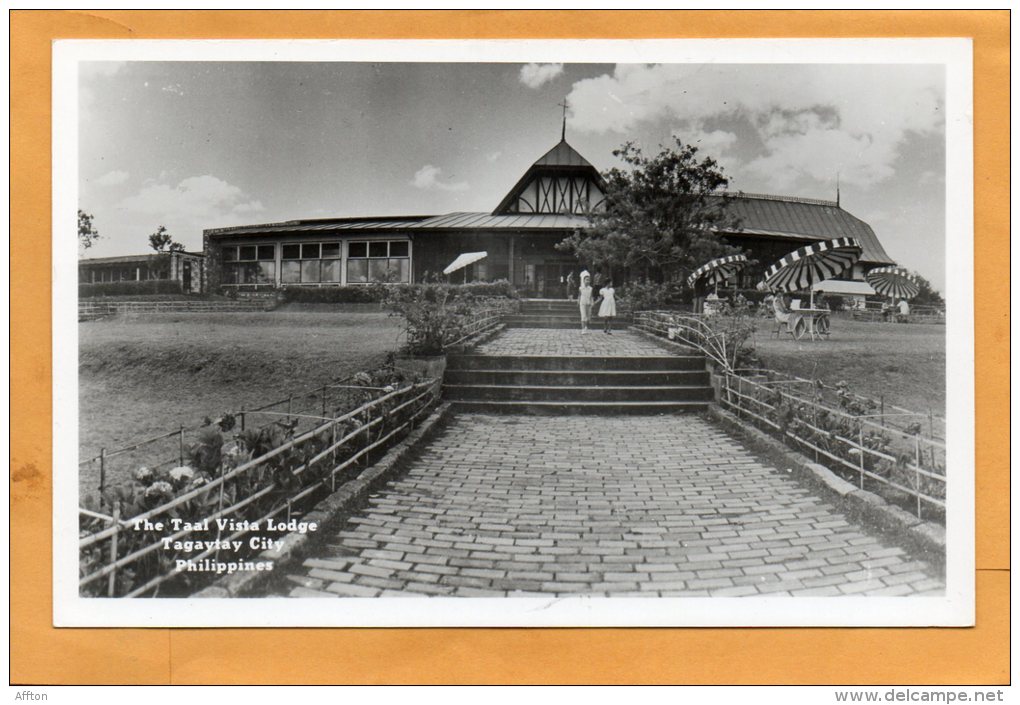 Tagaytay City PI Old Real Photo Postcard - Filipinas