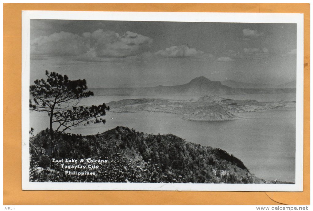 Tagaytay City PI Old Real Photo Postcard - Philippinen