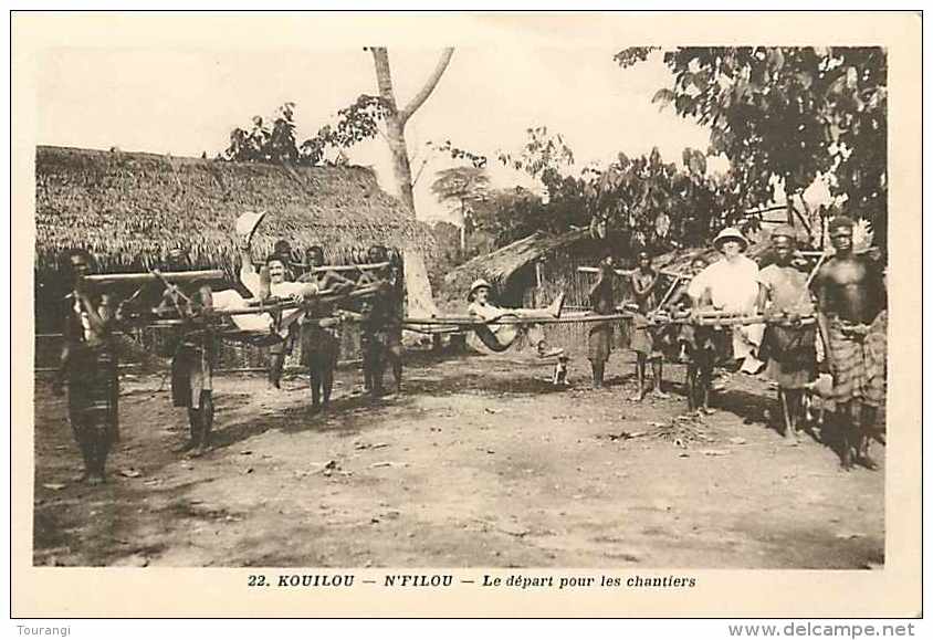 Juin13 574 : Pointe-Noire  -  Kouilou  -  N'Filou  -  Départ Pour Les Chantiers - Pointe-Noire