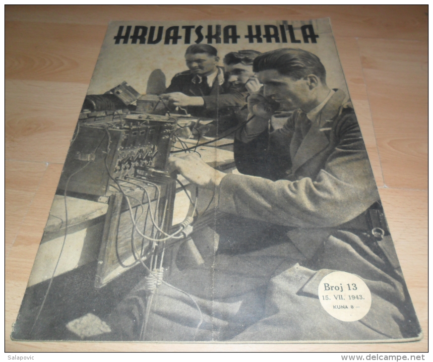 NDH, HRVATSKA KRILA, BROJ 13 1943 - Autres & Non Classés