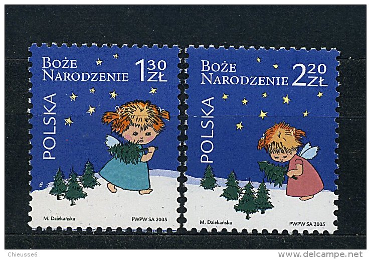 Pologne** N° 3968/3969 - Noël - Ongebruikt