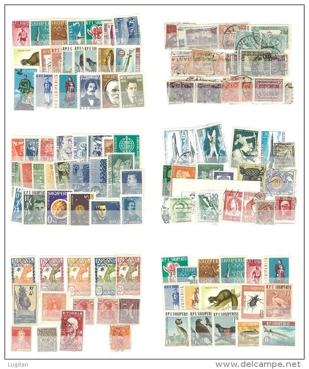 LOTTO DI FRANCOBOLLI USATI E NUOVI - ALTO VALORE DI CATALOGO - DA NON PERDERE - ESAMINARE LE FOTO - Vrac (max 999 Timbres)