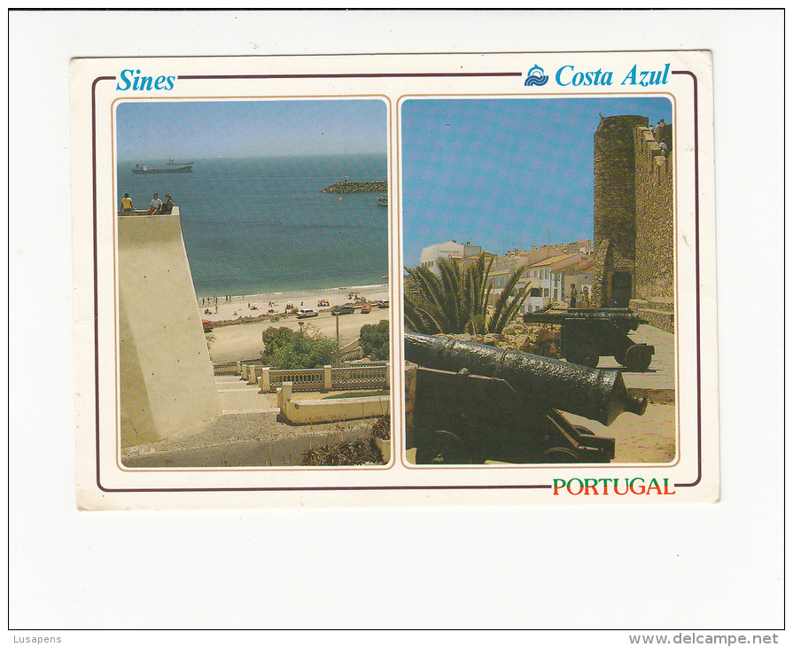 Portugal Cor 24382 - SINES - CASTELO E PRAIA - Setúbal