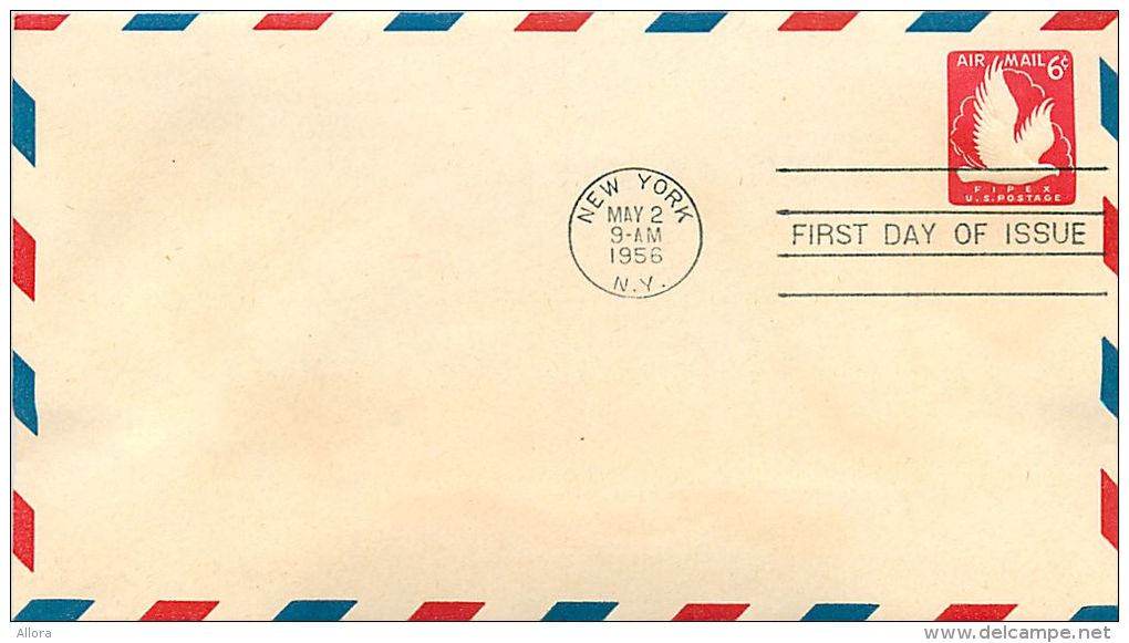 USA  -  Intero Postale  -  Stationery   -  Air Mail  6c. - 1941-60