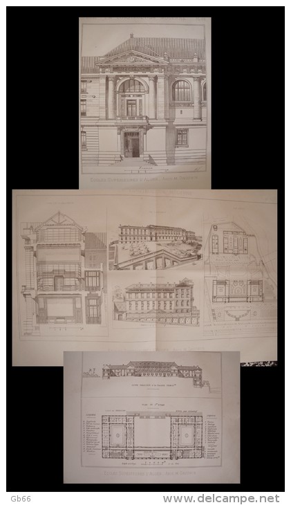 Ecoles Supérieures D'Alger....document.........architecture...1890 - Architecture